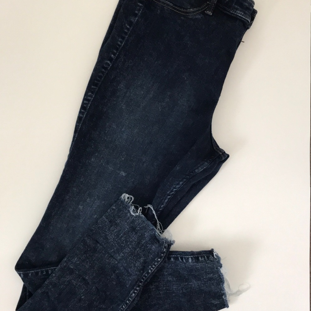 High rise jean legging